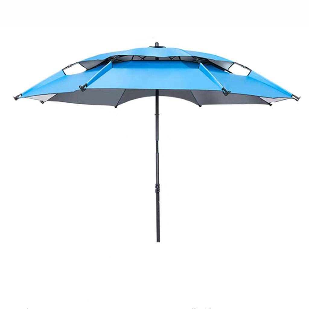 LNNW Wędkarstwo parasol 2.2 m m Wędkarstwo parasol (Color : Blu, Size : 2.4m)