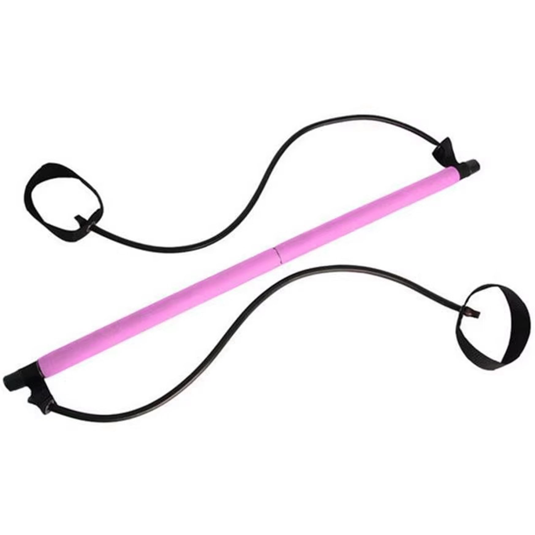 Kit de Barra de Pilates para Mujer, Barra de Pilates Fusion Estirada, Multifuncional Desmontable con Bandas de Resistencia para Mujer en casa