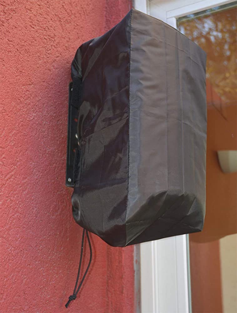 Lot de 2 housses de haut-parleurs murales pour extérieur et intérieur - Résistant aux intempéries - Étanche - Pour patio - Bluetooth