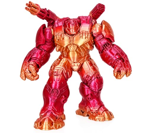 Image of PETG Gold Pink Red Filament 1.75mm, Silky Gloss 3D Printer Filament, Rich Red with Silky Gold Effect, Smooth Printing, Low Warp & Low Stringing, Compatible with Most FDM 3D Printers