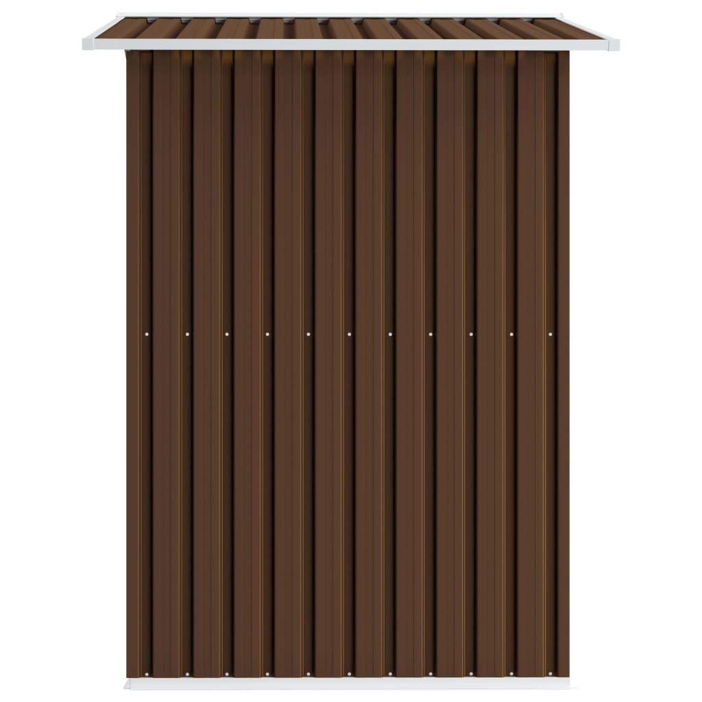 BaraSh Caseta de Almacenamiento jardín Acero marrón 204x132x186 cm Caseta De Jardin Exterior Casa Prefabricada