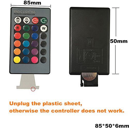 Eleidgs 2 Pcs Xq001 3W Decorative Bulbs Rgb Led Magic Light Bulb Lamp, Mood Lighting Led E26/E27 Bulb Color Changing With Remote Control #TOP4