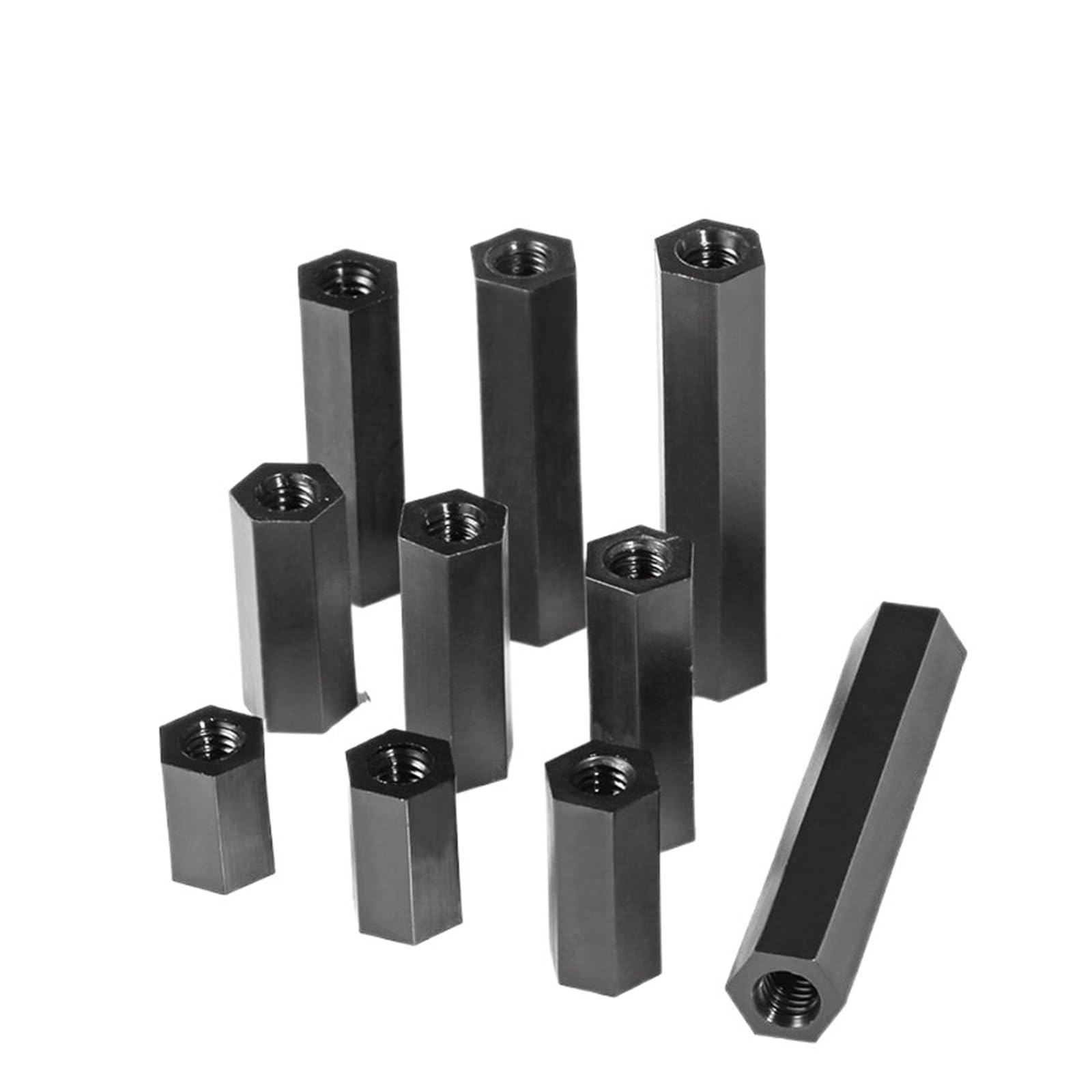 100 Pz PA66 M3 Femmina X M3 Femmina Esagonale Filettato Distanziatore Distanziatore Distanziatore Pilastro Distanziatore Esagonale Distanziatore Dado(M3*25 - Foto 4