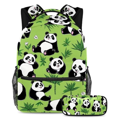 Sac à dos et trousse panda robuste pour stopper l'usure précoce