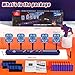 Lehoo Castle Digital Shooting Targets with Foam Dart Toy Gun, 5 Nerf Targets for Shooting Practice, Auto Reset Electronics Shooting Target, Gift for Boys Girls Age 3 4 5 6 7 8+, Compatible with Nerf