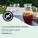 Glass Pitcher with Lid and Spout - 2 Liter / 68 oz, Borosilicate Glass w/Handle - Carafe for Hot/Cold Beverages - Water Jug - Iced Tea Pitcher - Juice Server - by PJC-Kitchen