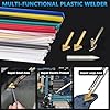 GNI Upgraded 150W LED Digital Adjustable Temperature Plastic Welder, 106PCS Welding Rods Repair Kit, 4 Tips 3 IN 1 Soldering Iron Kit, Plastic Welding Kit for DIY Bumper Kayaks #5