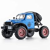 FMS RC Rock Crawler 1/24 Scale Climbing Rock Crawler with Two-Speed Transmission - Power Wagon FCX24 RTR 4WD 2.4GHz. HeliDirect (Blue)