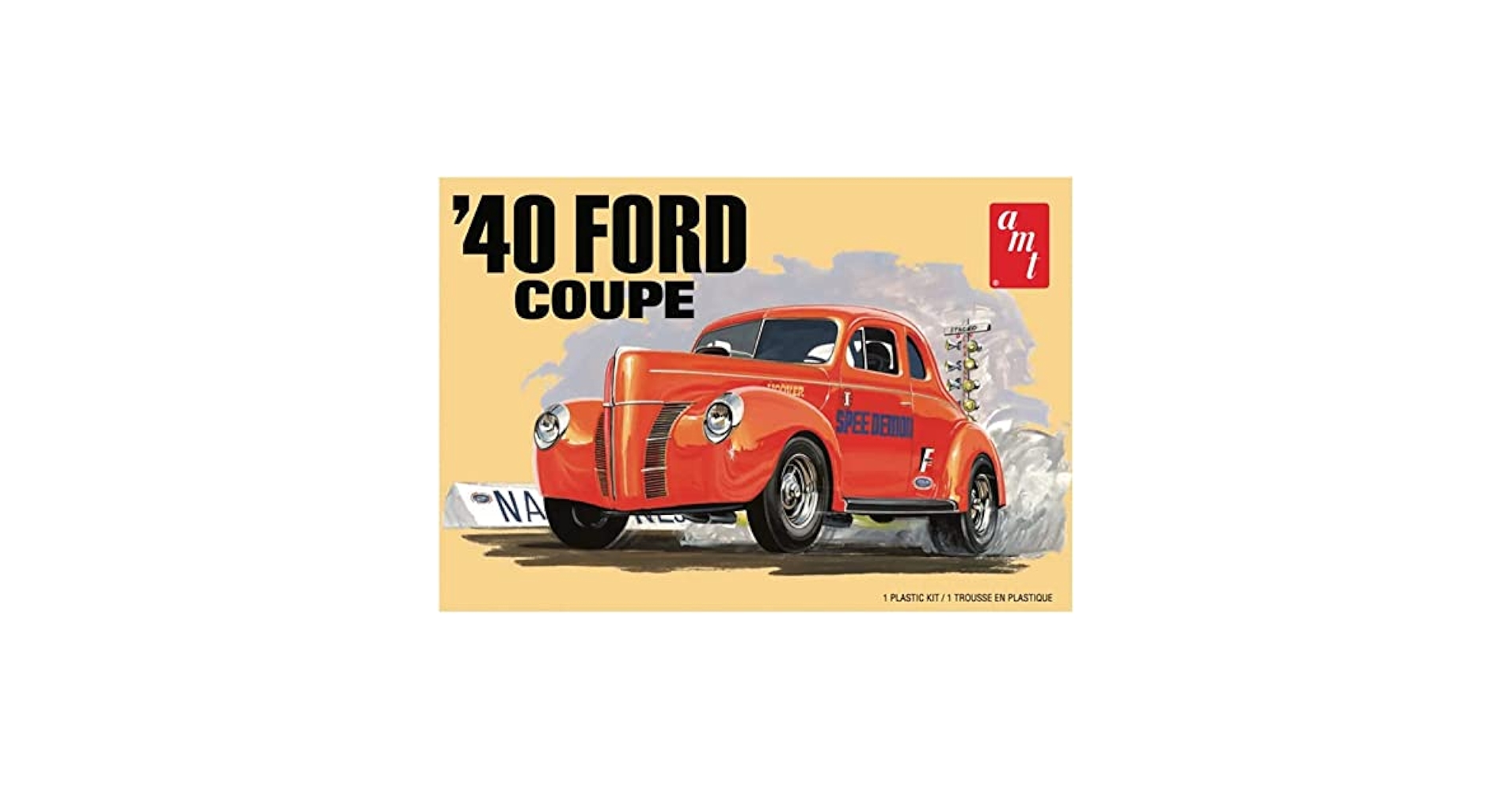 AMT 1/25 1940 フォード クーペ プラスチックモデルキット AMT1141 mxn26g8 AMT 1940 Ford Coupe 1:25 Scale Model Kit | Auto World Store