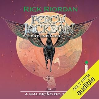 A maldição do titã Audiolivro Por Rick Riordan capa