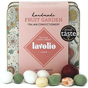 Lavolio Decadent Spiced Confectionery Gift Tin (175g) - Premium Selection of Covered Nuts, Coffee and Spices and Chocolate Sweets, Perfect Present for Him or Her