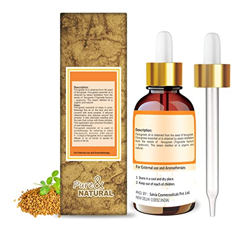 Image of Crysalis Fenugreek Oil 100 ml (3.38 fl oz) - Traditional Botanical Oil for Haircare, Skincare & DIY Formulations