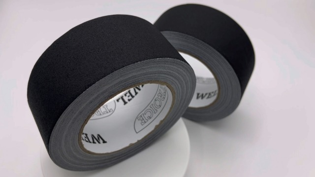 Image of Gaffer Tape Black 2 Rolls, Heavy Duty, Matte Non-Reflective Pro Gaffing Gаff Tape, Multipurpose, Hand Tear, Residue Free Cloth Tape for Cable, Stage, Photography 2 Inch x 30 Yards * 2