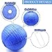 CEEYSEE 6 Pcs Paper Lanterns 12-Inch Jewel blue Chinese Japanese Round Hanging Decoration Paper Lanterns for Halloween Wedding Birthday Party Decorations (Jewel blue/BL)
