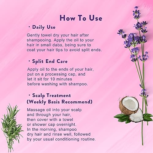 ELUXE-Repairing-Hair-Oil-Lightweight-Hair-Oil--Nourishing-Hair-Treatment-Infused-with-Essential-Oils-for-Fuller-Shinier-Hair-Suitable-for-All-Hair-Types-30ML-Pack-of-4