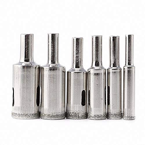 Set de 10 brocas diamante 3-18 mm para vidrio y cerámica miniatura 3