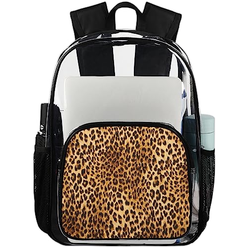 Sac à dos transparent léopard TropicalLife 20.5L en PVC imperméable