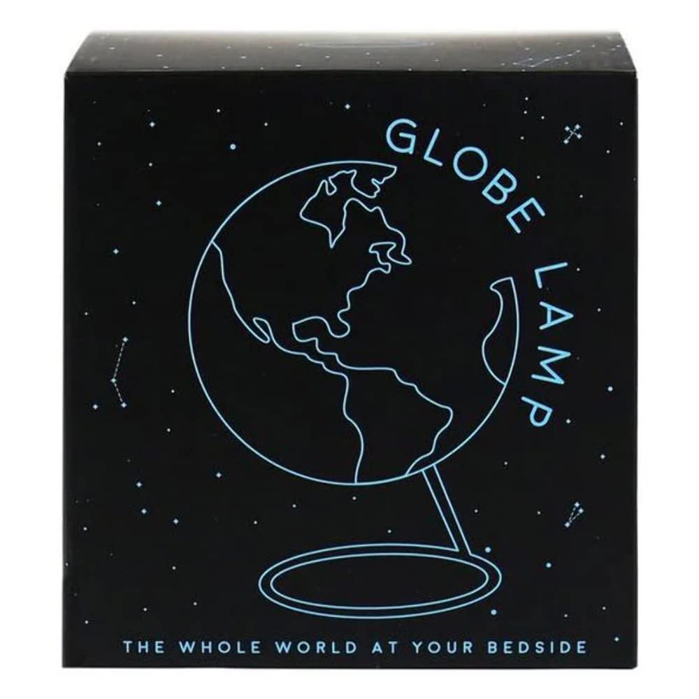 Gift Republic Globe Lamp Touch Sensor 2 Settings USB Rechargeable with Stand