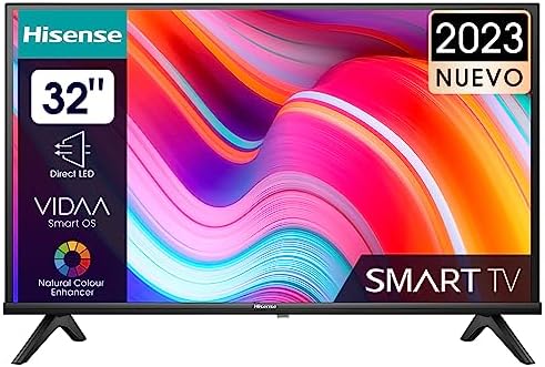 Hisense TV 32A4K - HD Smart TV de 32" con Modo Juego, Deportes IA...