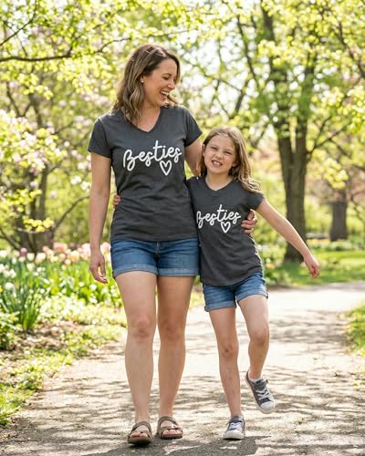 Image of Unique Baby Besties Mommy and Me Matching Mothers Day Shirts