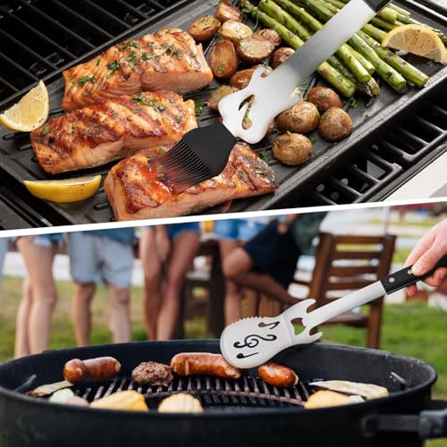 Set de 4 Piezas para Parrilla con Mangos de Madera miniatura 7