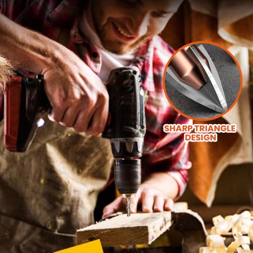 Image of Serplex 7pcs Drill Bit Set Alloy Steel Drill Bits 3mm to 12mm Hex Shank Drill Bits High Impact Power Drill Carbide Tips Concrete Drill Bit Set for Glass, Tile, Brick, Cement, Concrete, Plastic, Wood