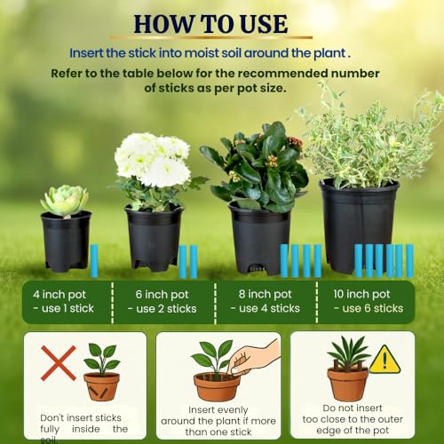 Image of Utkarsh Plant Food Sticks Combo - Root, Foliage & Bloom- Pack of 15 Sticks (5 each) | Natural & Organic Nutrition for All Indoor & Outdoor Home Garden Plants | Multi-Purpose Plant Growth Booster