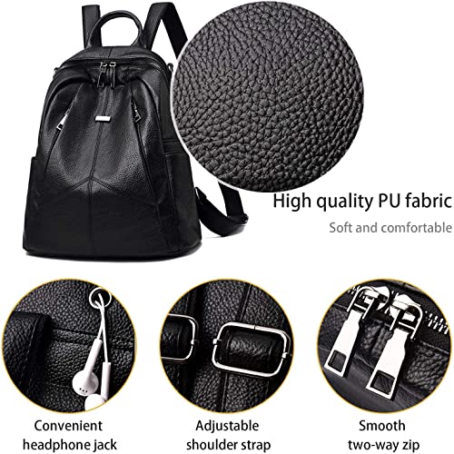 Image of Women High Qulity Multipurpose Backpack Handbag Purse, Travel Backpack Shoulder Bag for Ladies,Girls,Unisex