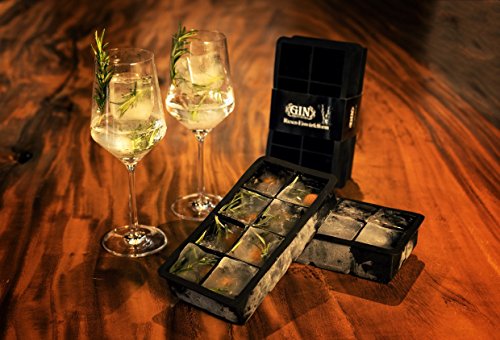 XXL ijsblokjesvorm (set van 2) voor 8 ijsblokjes (5 x 5 cm) in een set met XXL ijsblokjesvorm voor 4 ijsballen (4,5 cm… - Image 7