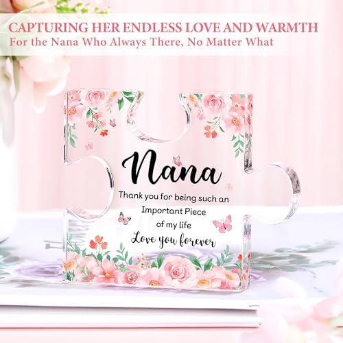 Image of Nana Gifts from Grandkids Nana Birthday Gifts for Women Best Nanas Ever Gift Set from Granddaughter Personalized Great Nanas Favorite Presents Merch Stuff for Happy Birthday Christmas with 16oz Cup