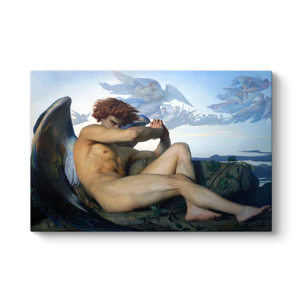 tabloshop Alexandre Cabanel - Fallen Angel Kanvas Tablo 60 x 40