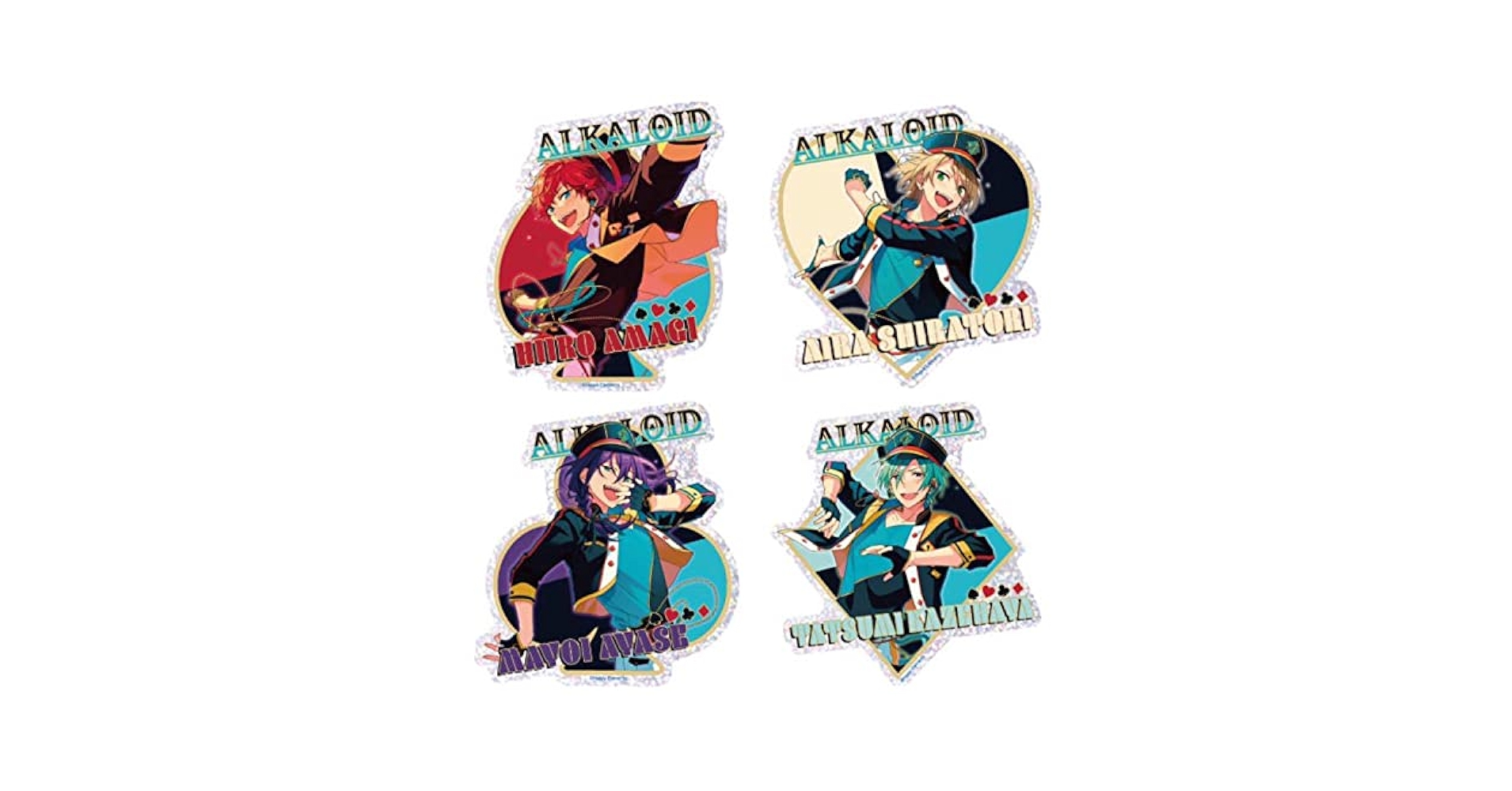 新品★あんスタ【ALKALOID】プリズムトラベルステッカー★4点セット Amazon.co.jp: あんスタALKALOIDプリズムトラベルステッカー4点