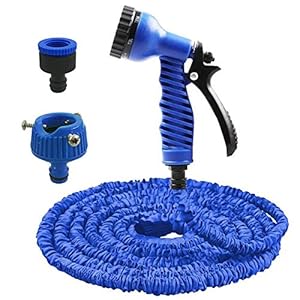 Garden Hose Hose Pipe Spray Hosepipes Flexible Hose Tuinslang Expandeerbare Magische Flexibele Waterslang Plastic Slangenpijp Met Spray Tot Waterwasspray-75Ft_Blauw