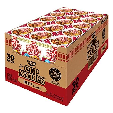 Product of Nissin Cup Noodles Beef Flavor Soup, 24 pk./2.25 oz. [Biz Discount] Cover