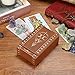 JUXYES PU Leather Tarot Card Protective Case, Moon Pattern Design Tarot Deck Storage Pouch, Tarot Card Holder Tarot Pouch Bag for Playing Cards and Standard Size Tarot Cards Tarot Deck
