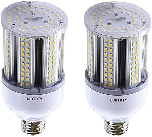 DJDTDTY 2 Pack 150W/120W/100W/80W/60W/50W/20W LED Corn Bulb, Super Bright 20 watt LED Corn Bulb, E26 Base, 5000K LED Bulb, Suitable for Garage Warehouse Workshop barn, Home Essential, etc. (20W).