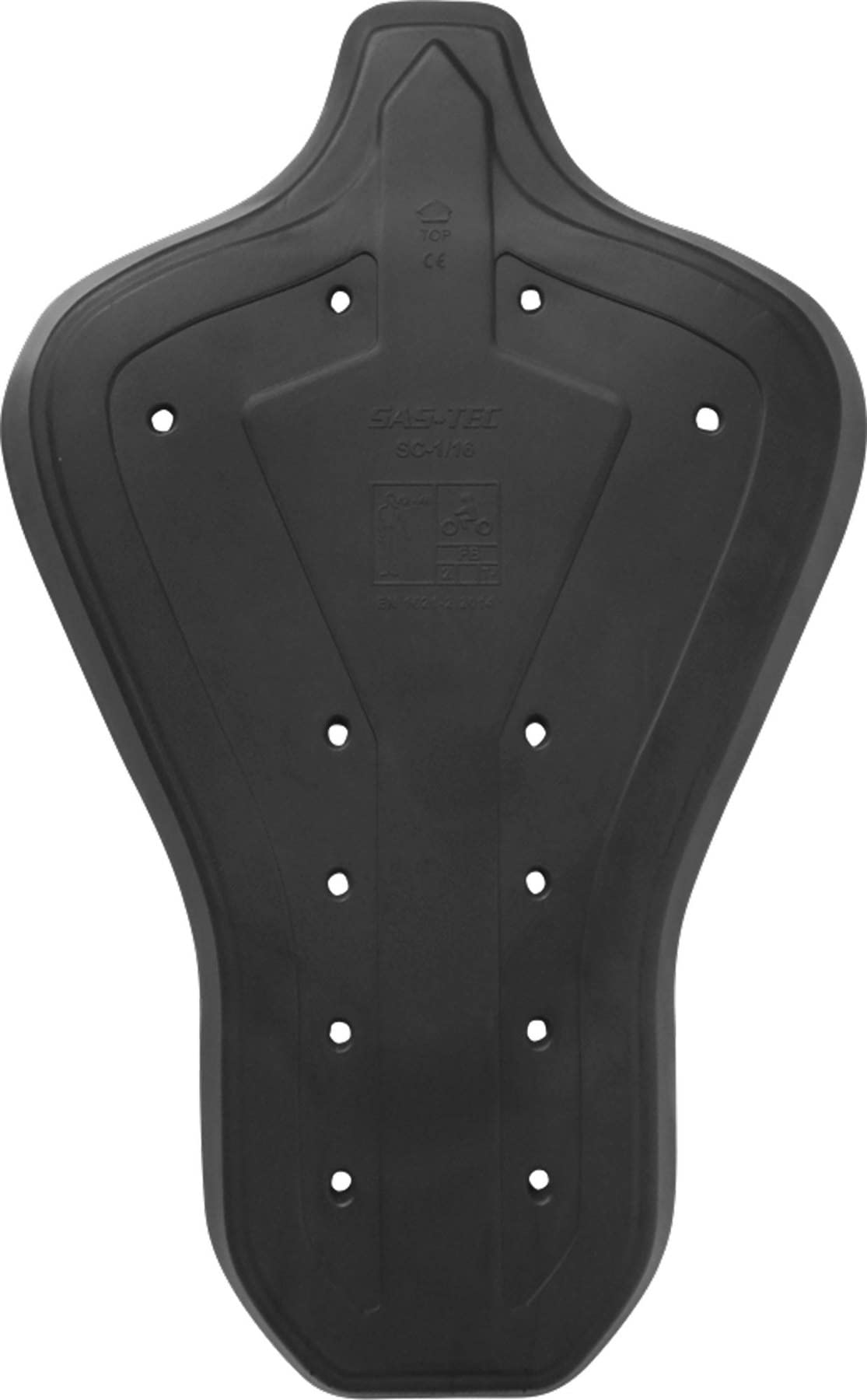 Super Shield SC-1/16 - Protector de protección para proteger la espalda dorsal para moto Mountain Bike Street Off Road LiV.2