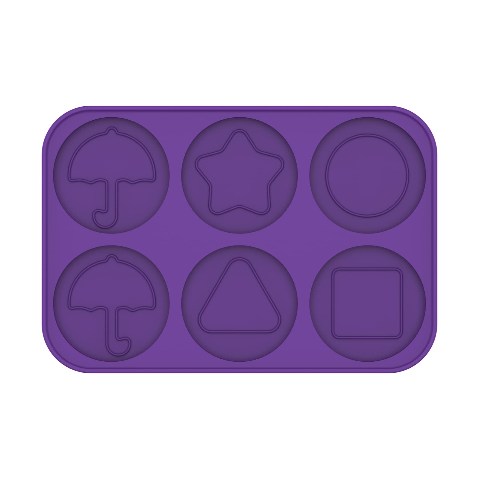 Fondant Mould - 5/6 Cavities Candy Game Molds, Silicone Molds for Soap, Candle, Candy, Cake, Chocolate, Fondant, Gingerbread, Epoxy Resin, Chocolate Cookie Mold for Baking