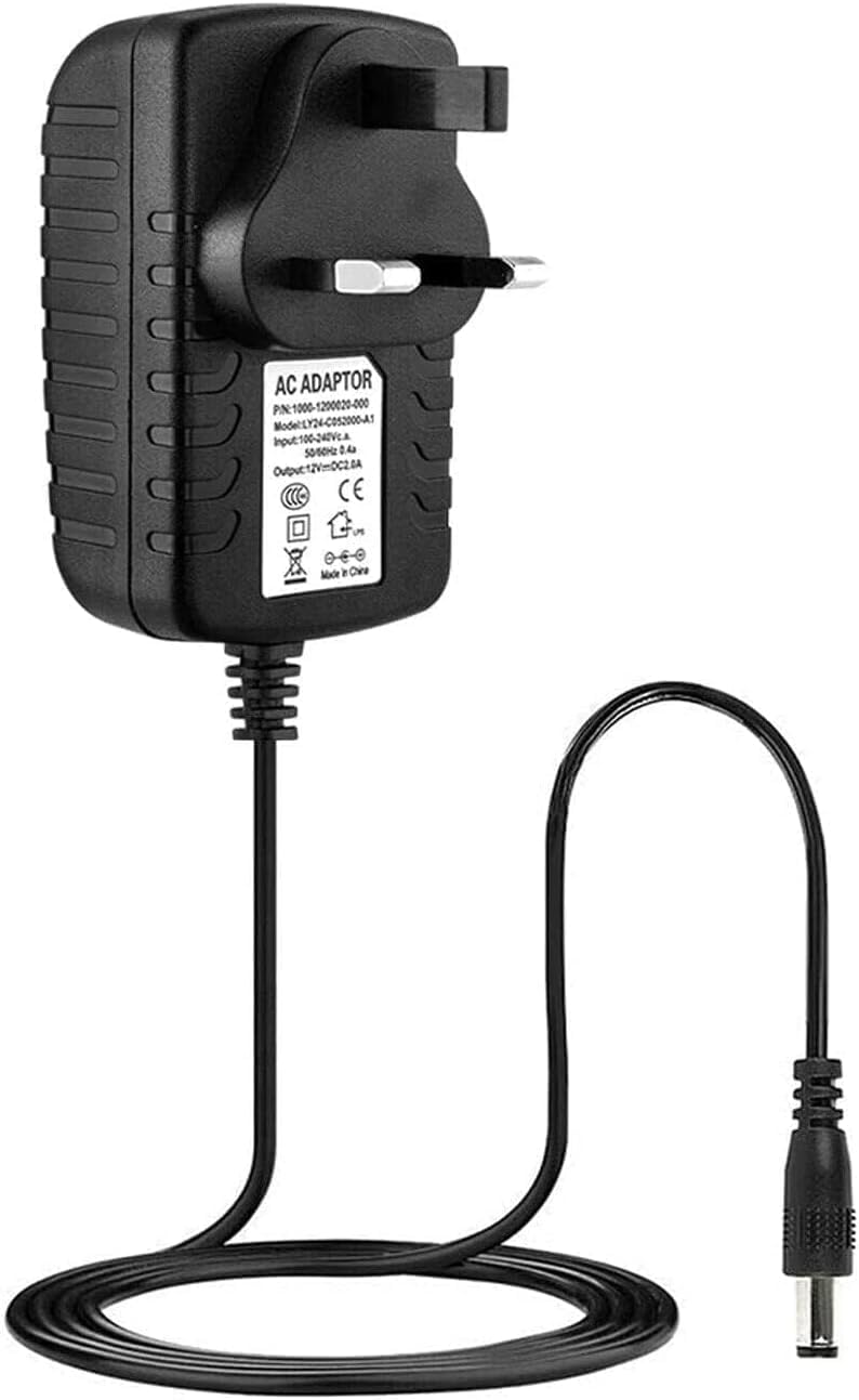 12V 2A Power Supply Adapter, AC to DC Power Supply Adapter Converter, AC/DC Converter Adapter Driver Transformer for Led Strips Lights, Audio/Video, LCD, Router, Security Camera