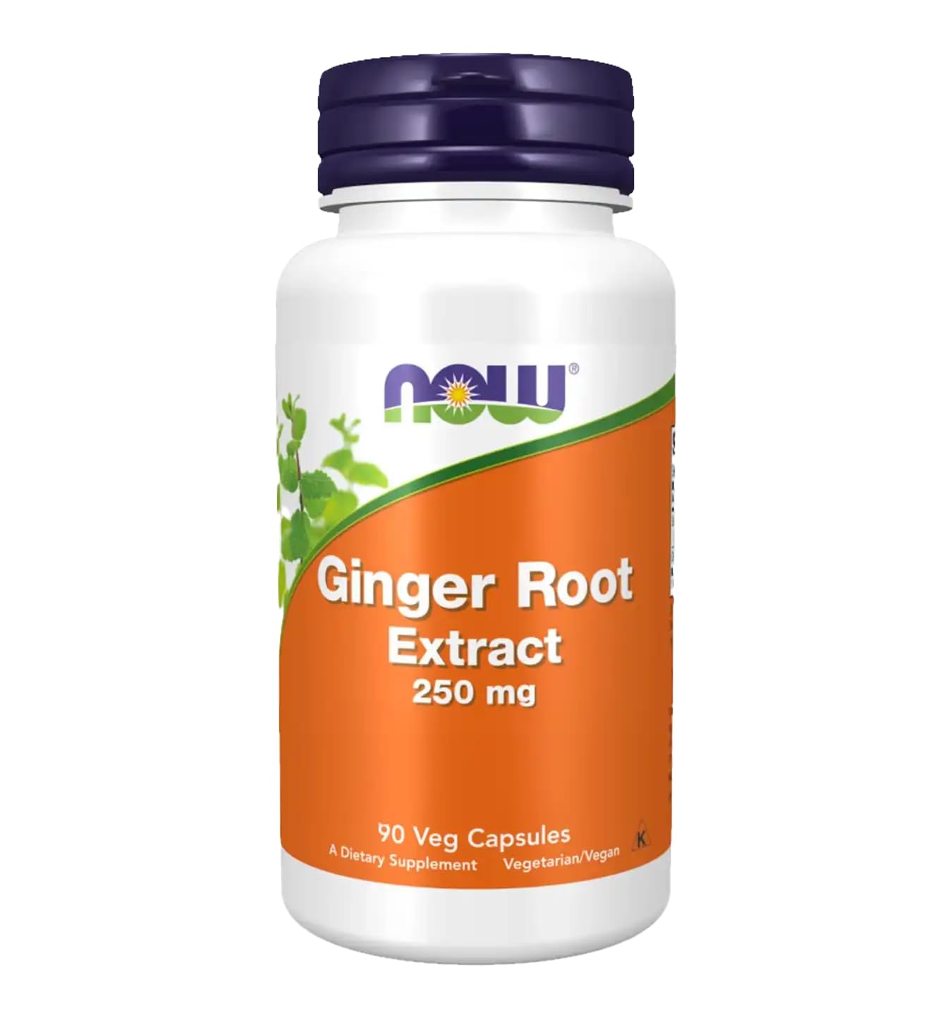NOW Foods - Ginger Root Extract 250 mg. - 90 Vegetarian Capsules