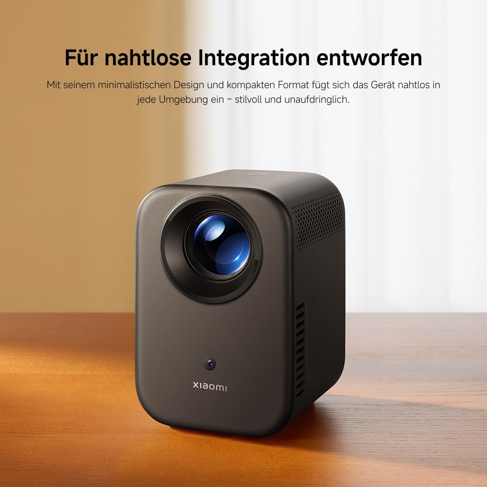 Xiaomi L1 Smart Beamer 1080P Full HD mit Google TV & Netflix, Tragbarer Heimkino Projektor, Autofokus & Keystone, HDR10/HLG, 120" Display, 5G WiFi Bluetooth, Dolby Audio, Outdoor Beamer für Kinoabende