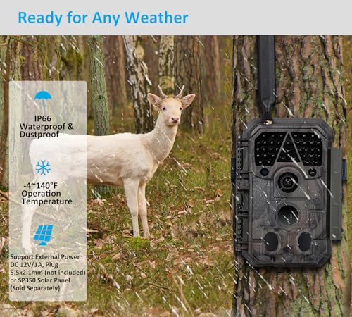 Meidase Cellular Trail Camera S900, 4G Lte Game Camera thumb #5