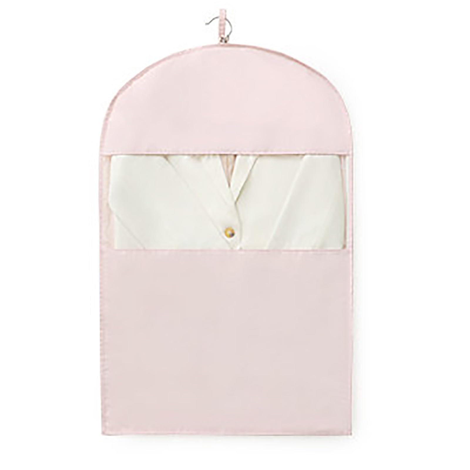 Garment Bags for Hanging Clothes, Clothes Cover for Hanging, Garment Bag Storing Suits, Coats and Trenches(Pink,58 * 110cm/23 * 43in)