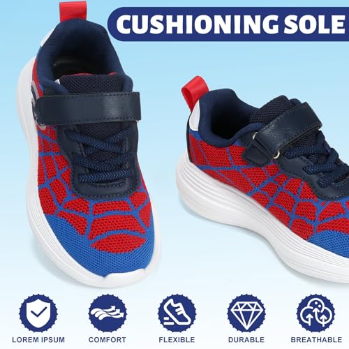 Sporty Boys Sneakers Lightweight Breathable Running Tennis Cartoon Heroes Shoes for Athletic Fitness Training Comfortable Supportive and Durable4