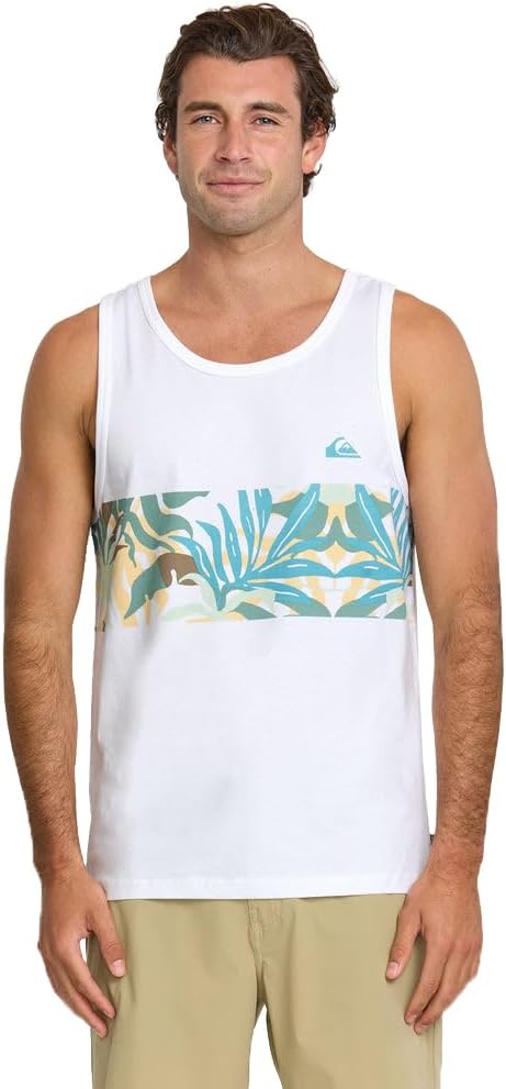 Quiksilver - Mens Blueweed Stripe Mj0 Tank Top