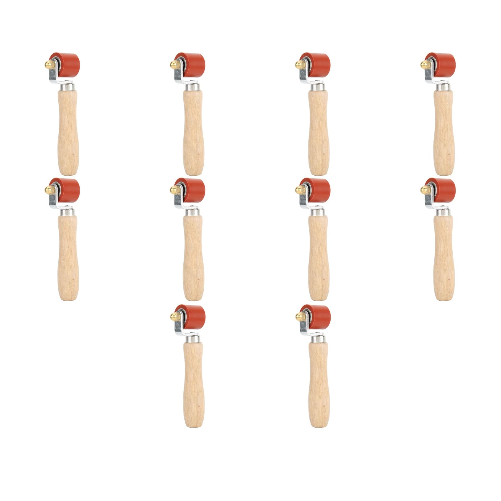 Ctrlzs 10X Hand Pressure Roller, 28Mm Silicone Pressure Roller Rolle For Pvc//Epdm Roofing Tools Flooring Tools Welding Tool