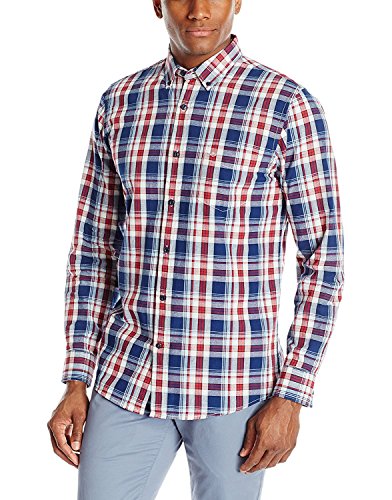 Dockers Men's Woven Long Sleeve Shirt