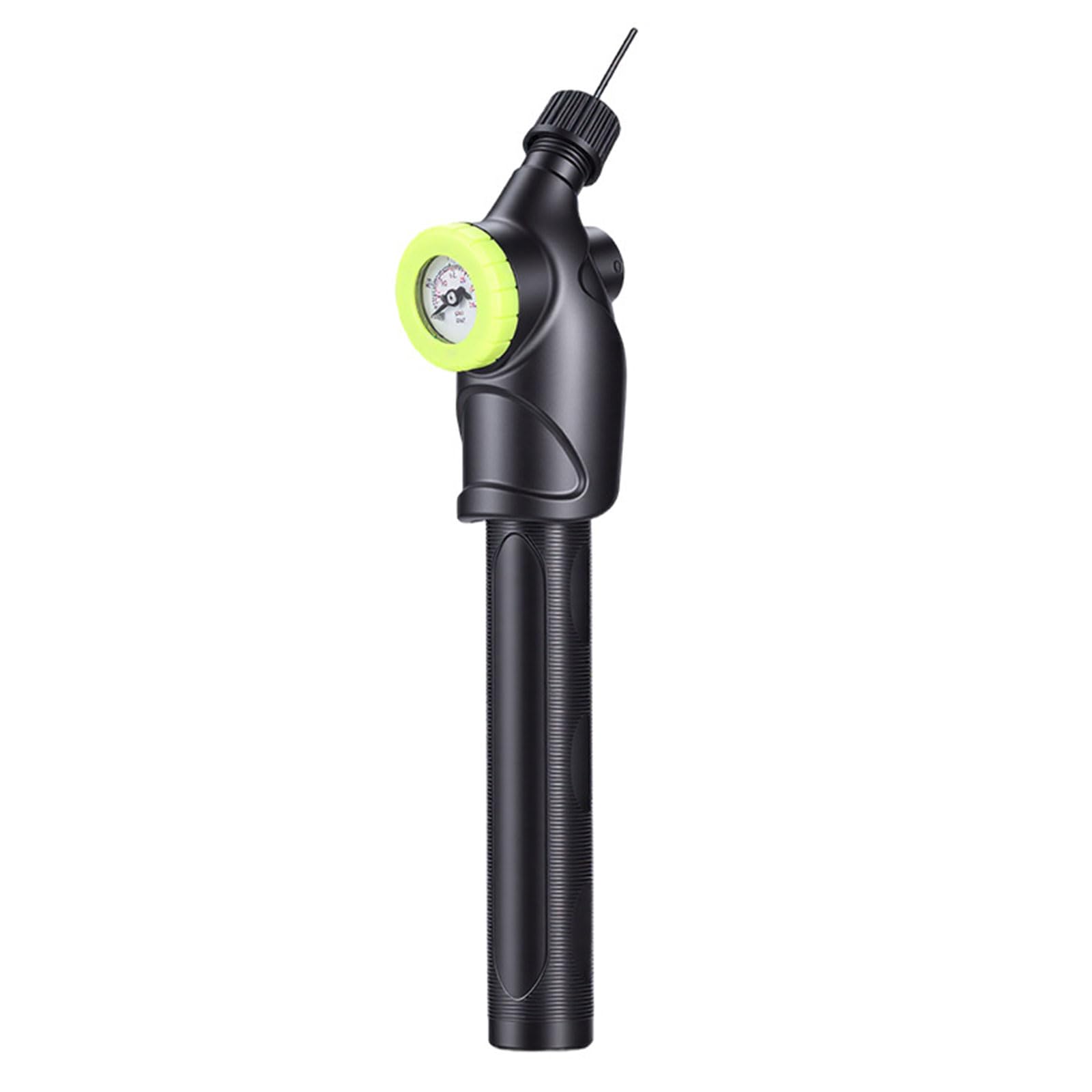 Msioytog Two Way 15B Efficiency Manual Pumps With Precisions Pressure Gauge Sports Ball Pumps For Various Inflatable Ball Air For