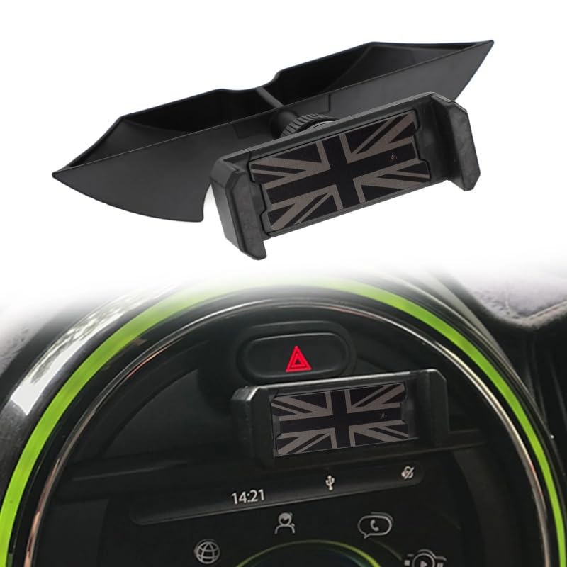 ANZIWU Support de Téléphone Voiture pour Mini Cooper F54 F55 F56 F57 F60 S JCW One, Support Tableau de Bord Dédié, Rotation 360° et Solide pour Navigation