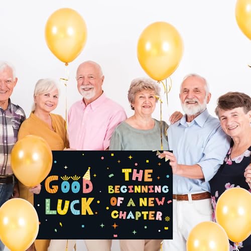 Image of Jumbo Farewell Card with Envelope, Big We Will Miss You Card, The Beginning of a New Chapter Decoration, Farewell Party Decorations, Happy Retirement Party Decorations, Going Away Party Graduation (14x22iinch)